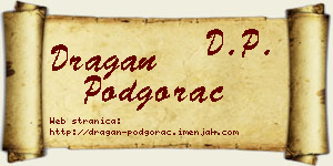 Dragan Podgorac vizit kartica